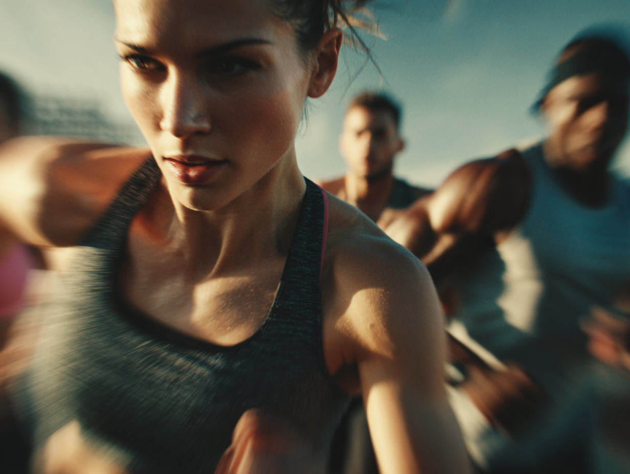 Люди різного віку займаються фітнесом